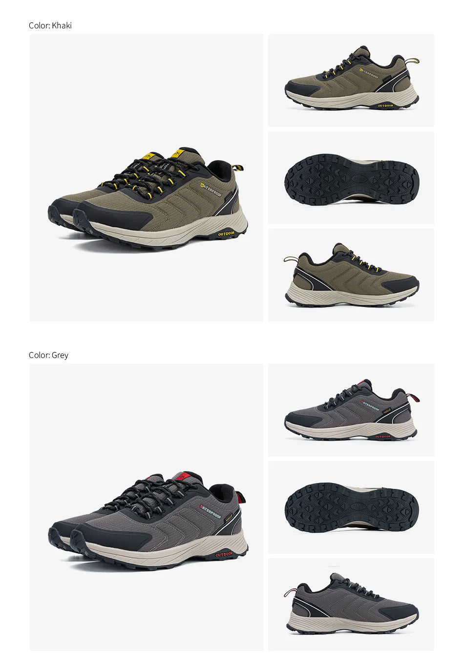 Giày Leo Núi Nam Baasploa Chống Trượt Kháng Nước