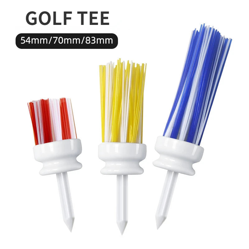 Set of 3 Colorful Plastic Golf Stakes - Sports Accessories