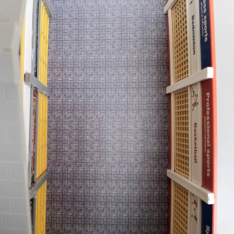 20*30cm model tile sticker build materials flooring without textured static tile road brick pattern DIY stickers self-adhesive