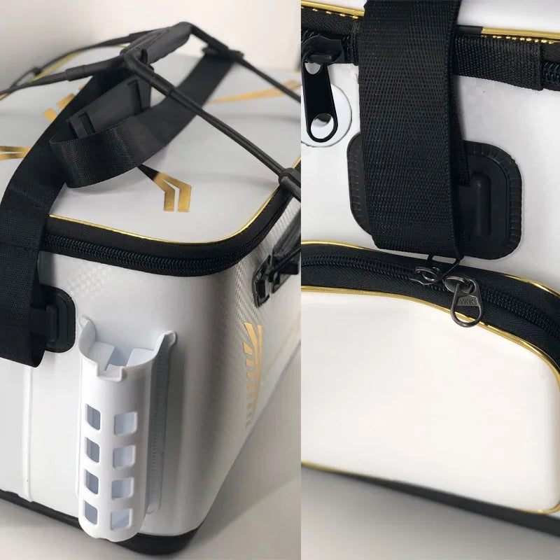 36cm 40cm 45cm Thicken EVA Live Fish Box Unfoldable Fishing Bait Tank Bucket Camping Outdoor Fishing Tackle Equipment