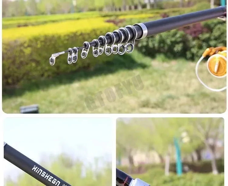 Multi-function Travel Fishing Rod 2.7-6.3M