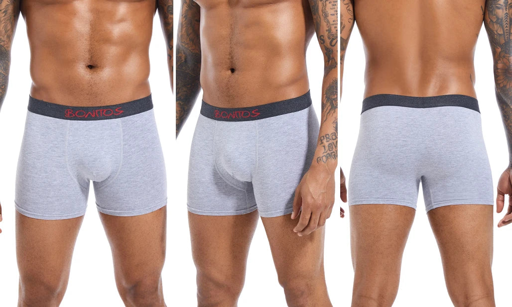 Set of 4 Cotton Men's Underwear - Comfortable &amp; Sexy