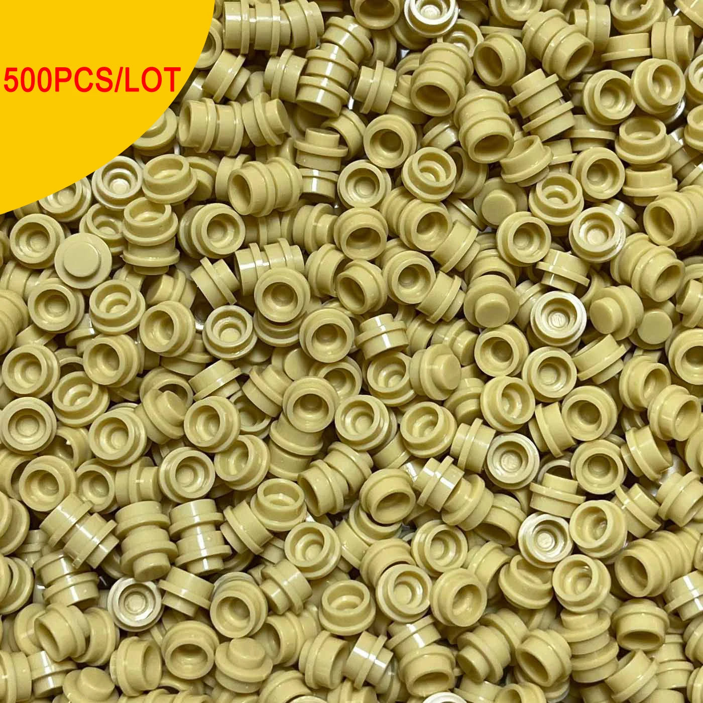 500PCS/LOT MOC Small Bricks 6141 Plate 1x1 Round Transparent Building Blocks Ocean Seascape Seawater Parts DIY Toys