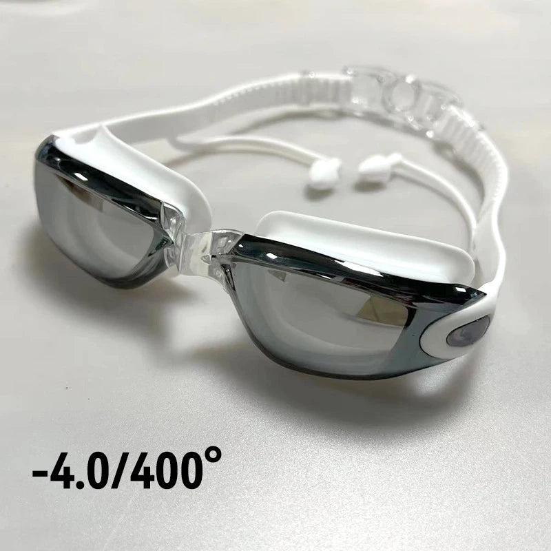 Kính Bơi Cận Thị HD Chống Mờ -8.0 Độ, Đa Dạng Tuỳ Chọn