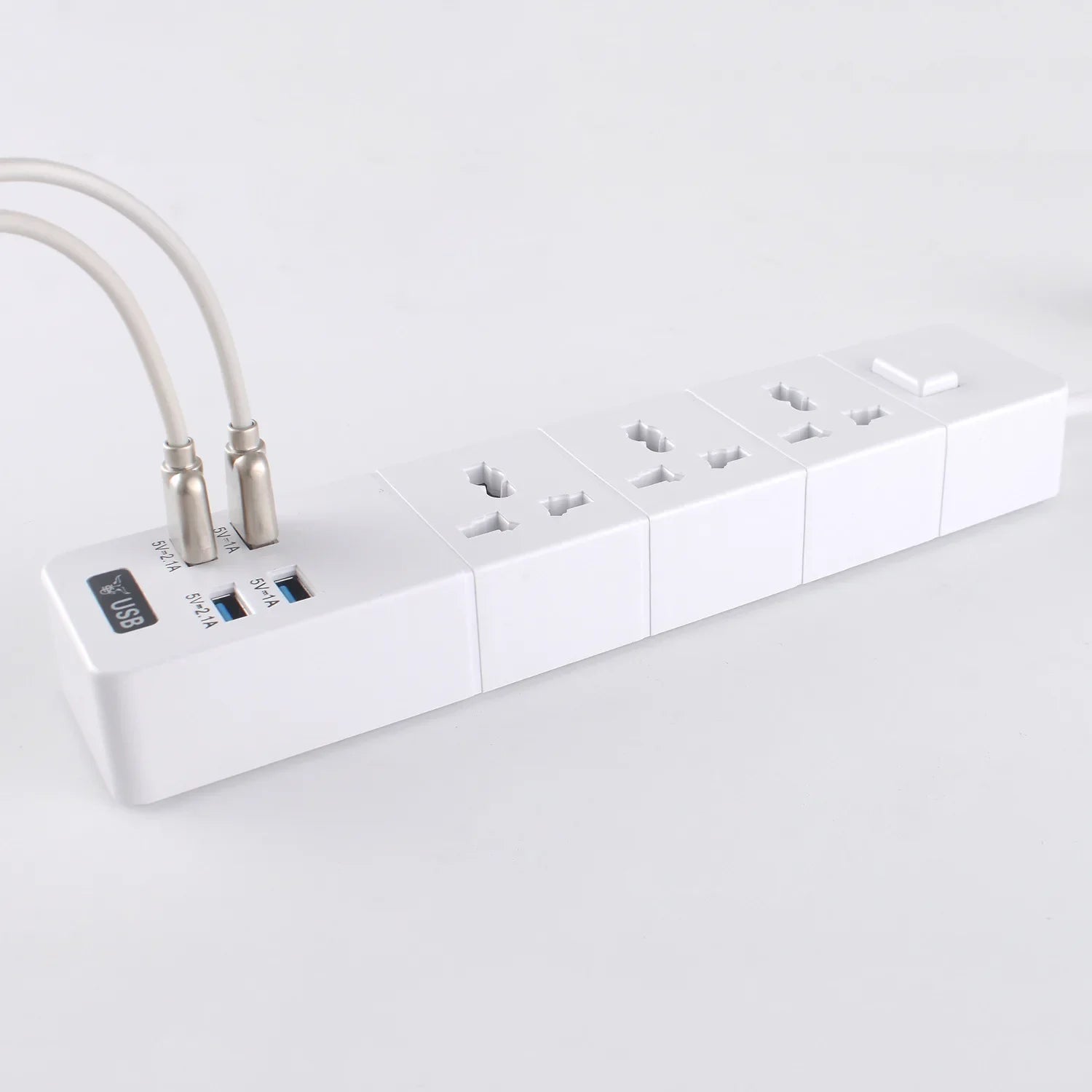 Ổ Cắm Đa Năng Melery 4USB, Dây Dài 2m, Chống Nổ