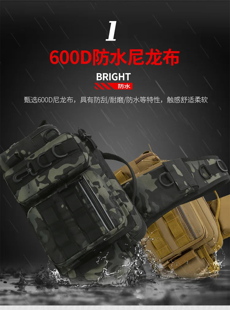 Ba lô Đựng Đồ Câu Cá Đa Năng Kèm Hộp & Giá Đỡ Cần