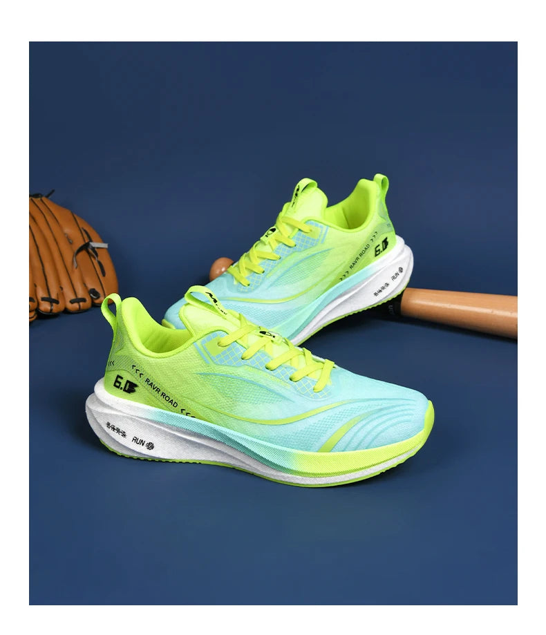 Giày Thể Thao Đế Carbon Chạy Bộ Nhẹ Êm Thoáng Khí