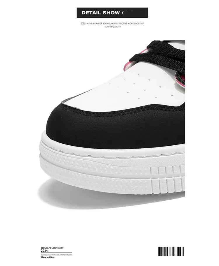 High-end Men's Sneakers with Fashionable Printed Patterns