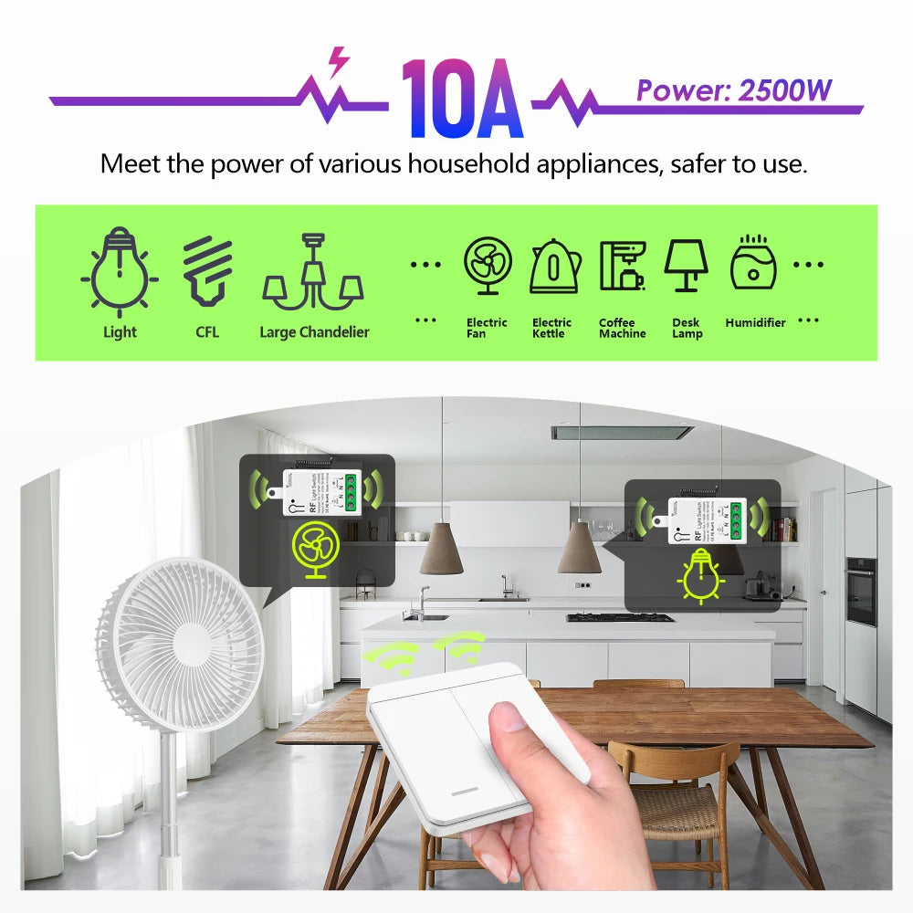 Smart Switch 433MHz Remote Control