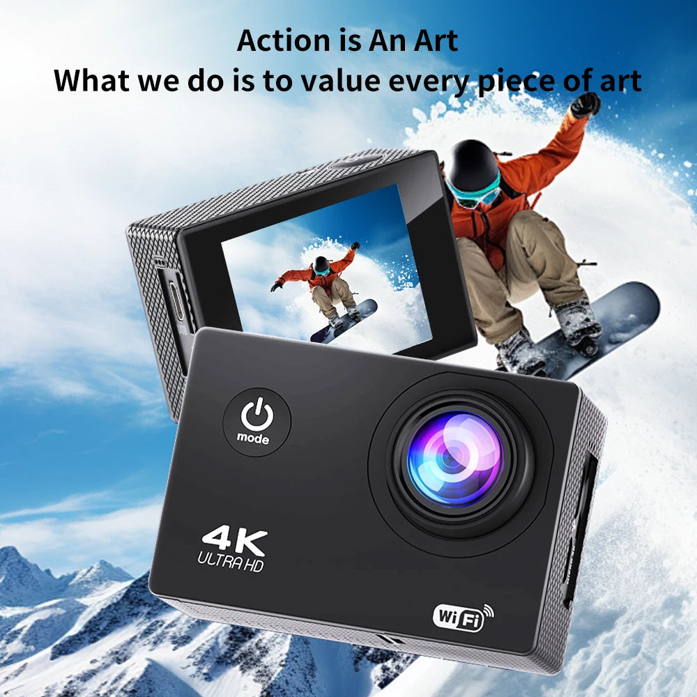 Magecam 4K WiFi 170D Waterproof Sports Camcorder
