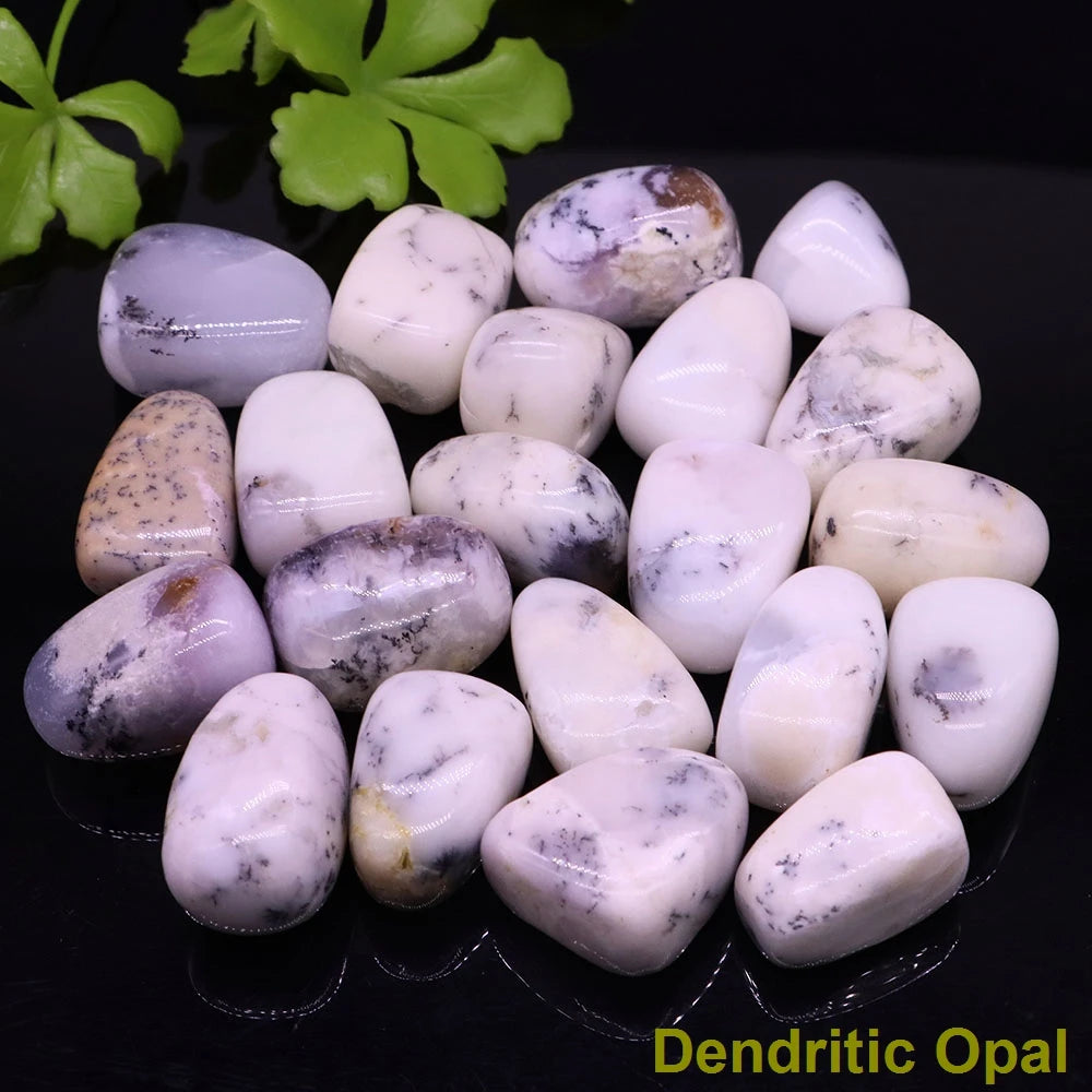 Natural Moss Agate Polished for Home Decoration
