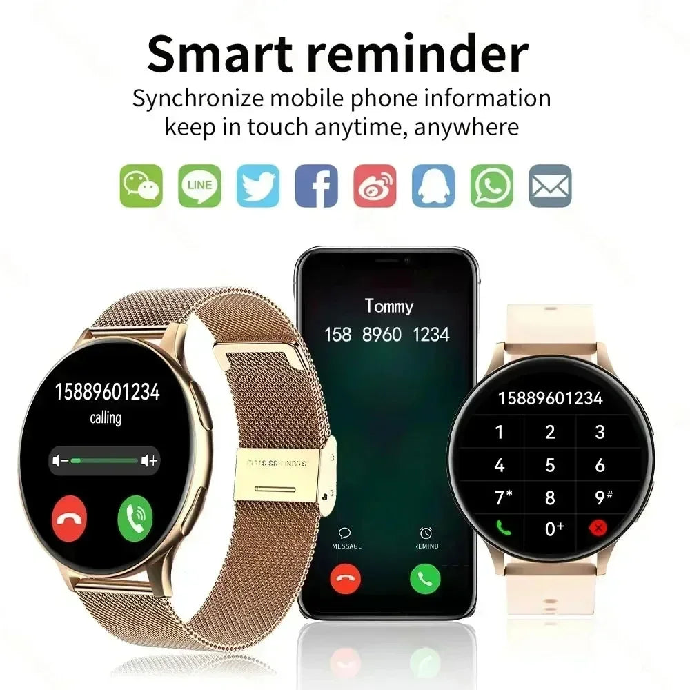 Đồng Hồ Thông Minh 2025 Màn Hình Tròn AMOLED Bluetooth - Daisan Mart