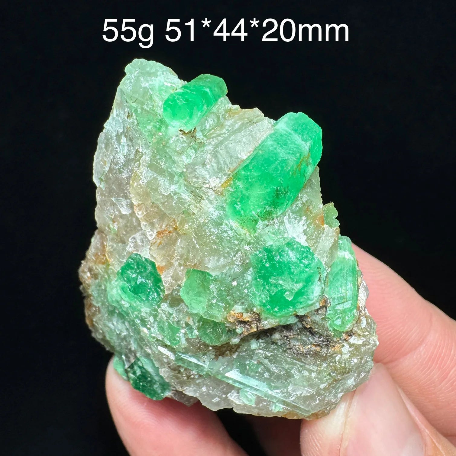 Natural Emerald &amp; Healing Quartz