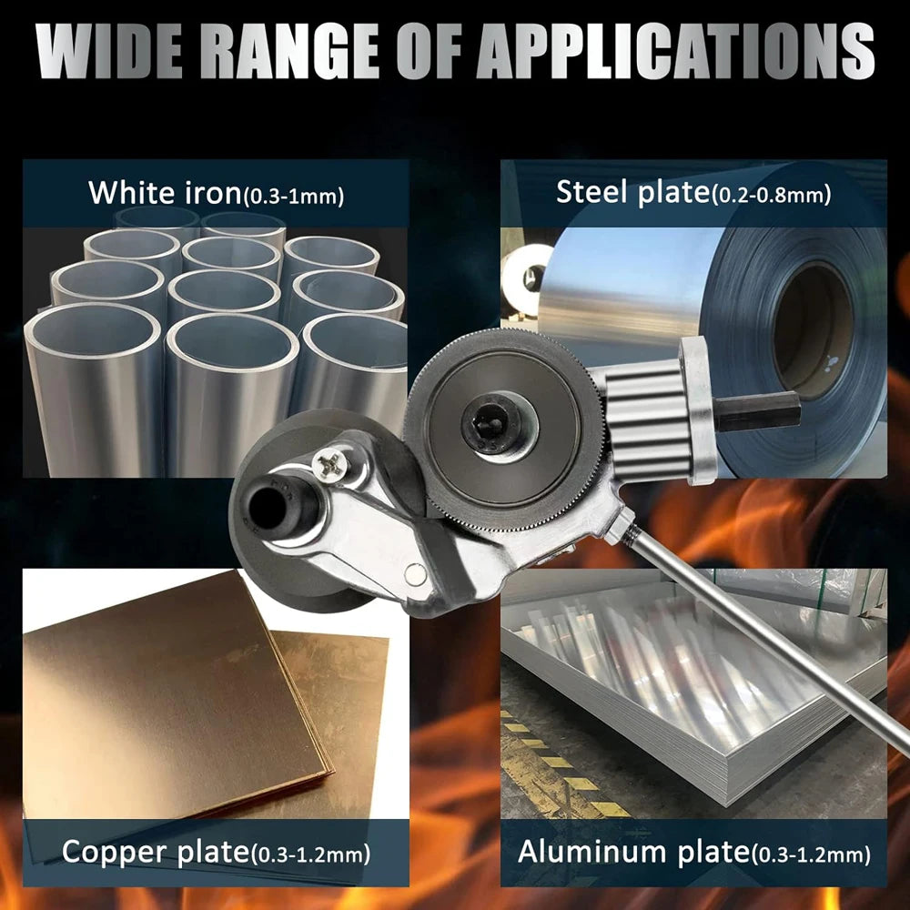 Electric Drill Plate Cutter Metal Nibbler Drill Attachment For DIY Sheet Metal Knife for Cutting Iron Steel Copper Aluminum