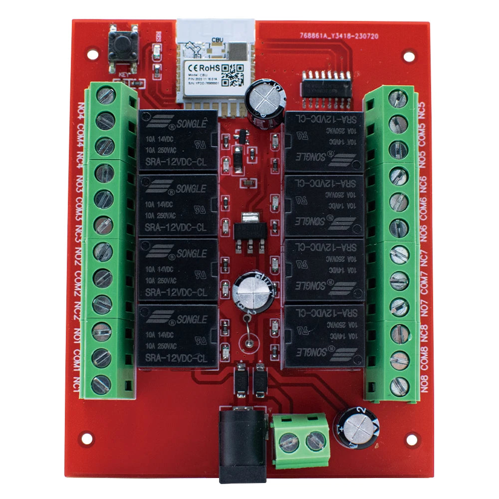 Tuya Smart Home 12V 24V 8 Channel Smart Switch