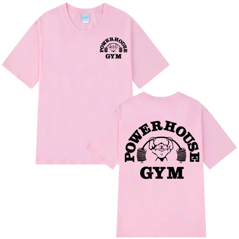 Áo Thun Olympia Gym Unisex Cotton Vintage Năng Động - Daisan Mart