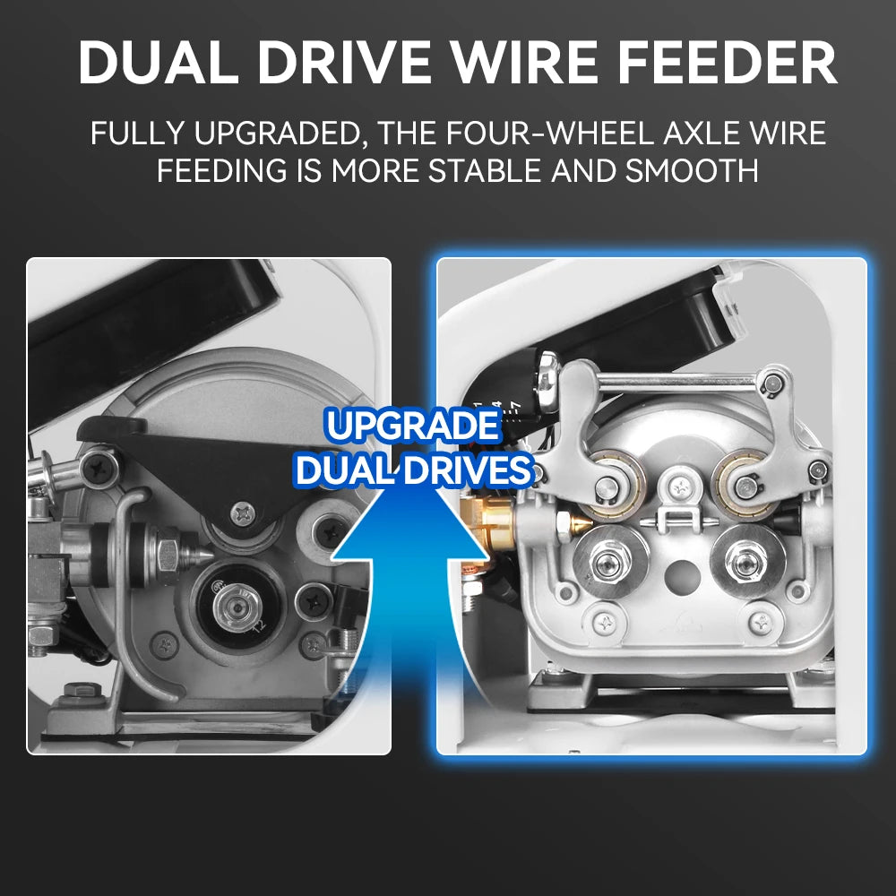ANDELI MIG Welding Machine with Double Pulse Lift TIG MMA 3 in 1 Industrial MIG Welder with Wire Feeder - Daisan Mart