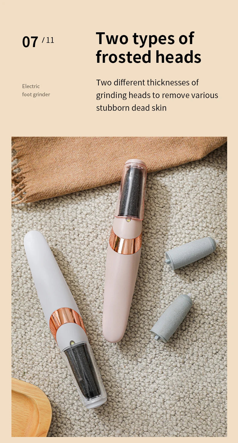 Electric Foot Grinder Automatic Foot Callus Rubbing Pedicure Dead Skin Callus Remover for Foot Rechargeable Foot Beauty Machine