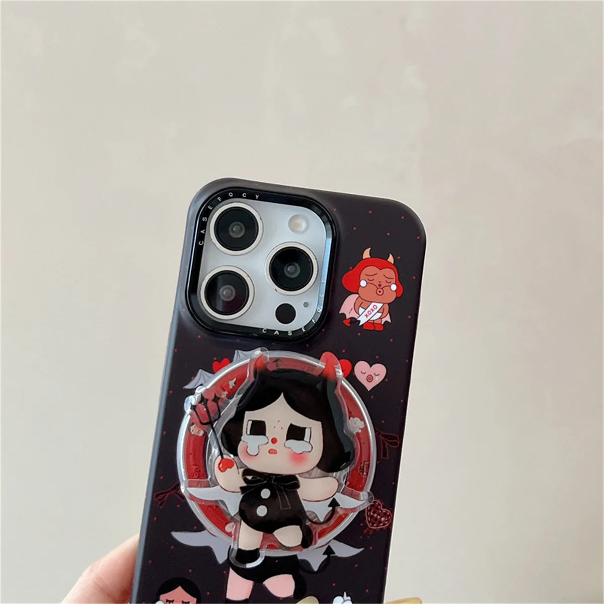 Ốp Lưng Từ Tính Bé Gái Khóc Dễ Thương iPhone 17/16/15/14 Pro Max