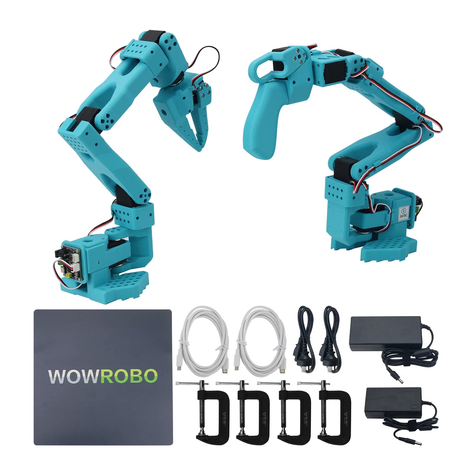 LeRobot SO-ARM101 Embodied Intelligent Robotic Arm (SO-101 Assembled 1 Master Arm + 1 Slave Arm) - Daisan Mart
