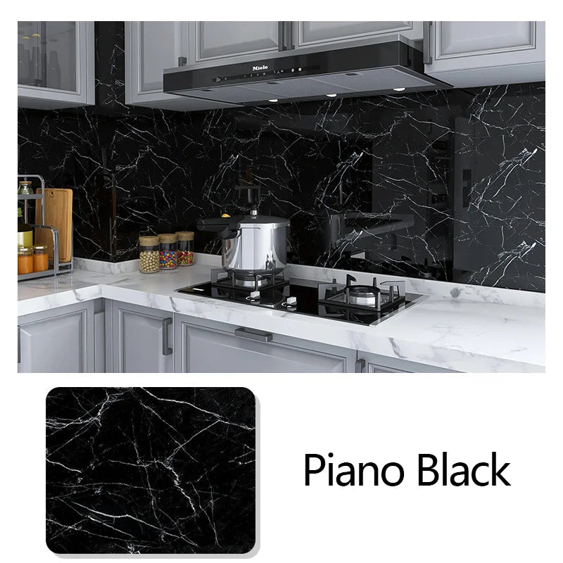 Miếng Dán Bếp Chống Dầu Đá Marble 60CM Tự Dính