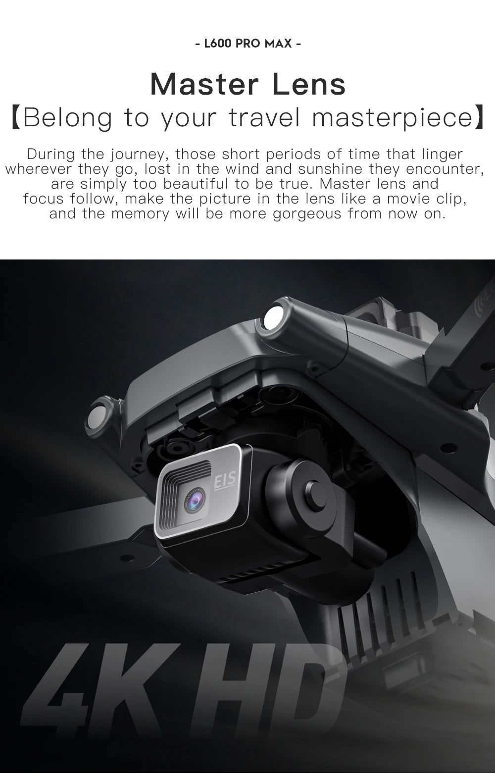 L600 Pro MAX/Pro GPS Drone 4K Professional HD Camera 3-axis gimbal Aerial 5G Wifi Obstacle Avoidance Brushless FPV RC Quadcopter