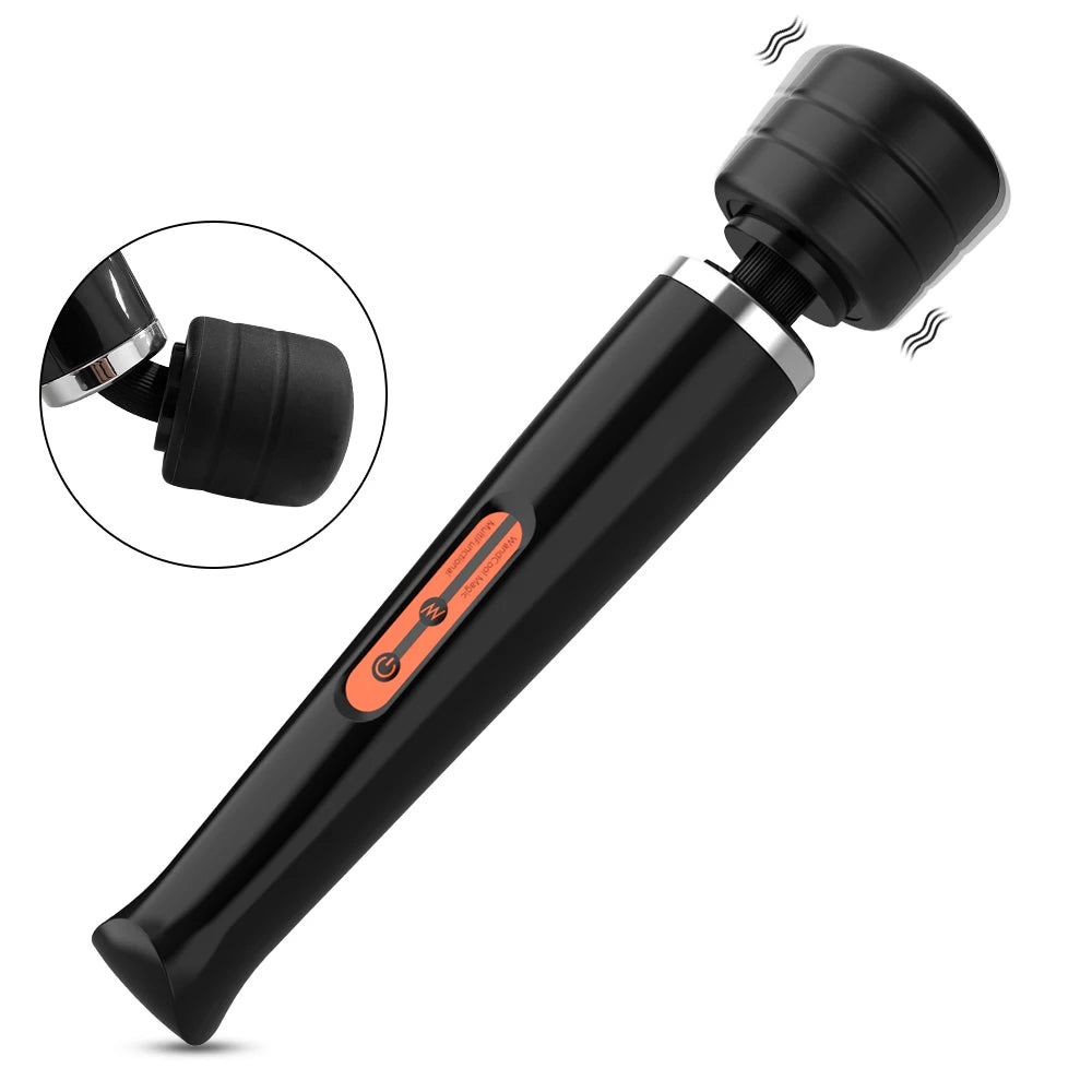 Multi-function G-Spot Stimulating Vibrating Magic Wand for Women
