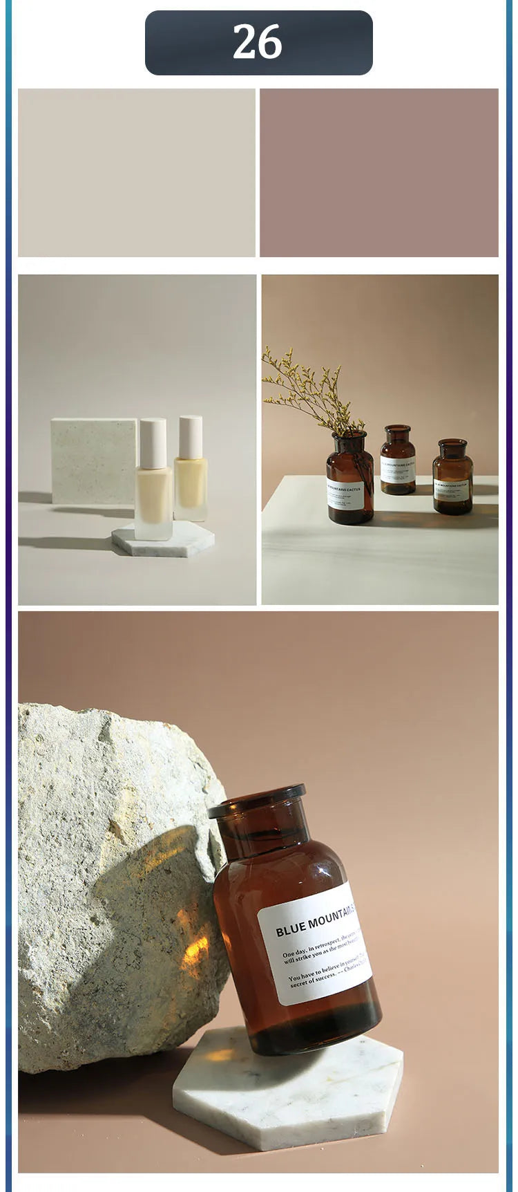 Photography Backdrops Wallpaper 57*87cm 2sides Solid Color Photo Background Props for Photo Studio Newborn Product Photographic