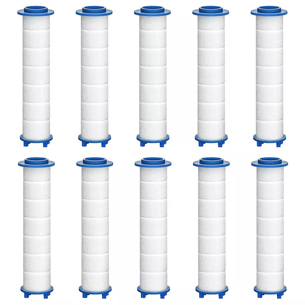 Set of 10 PP Cotton Spiral Turbo Shower Water Filter Cores