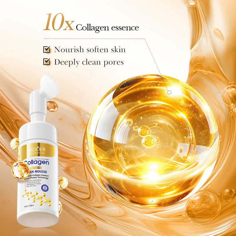 SADOER Collagen Foaming Deep Cleansing Facial Cleanser