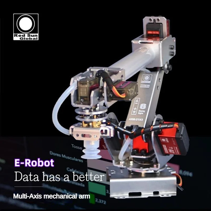 6 DOF Robot Arm Industrial Robotic Arm With 20KG/25Kg Digital Servos For Raspberry For Arduino Robot DIY kIT  Programmable Robot - Daisan Mart