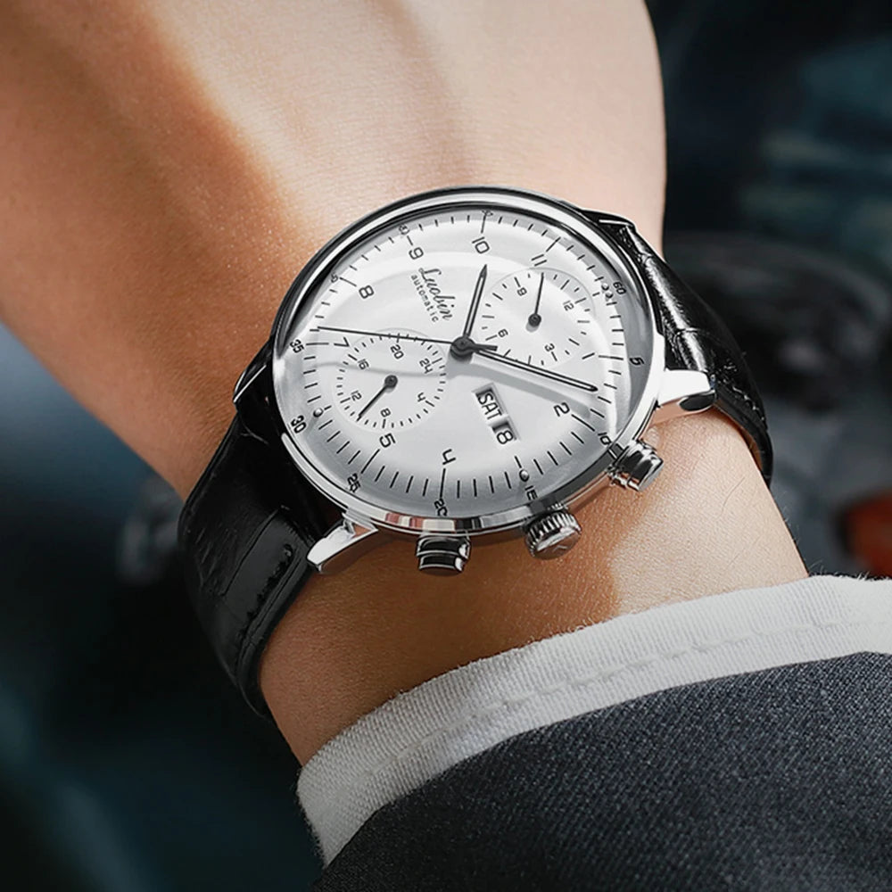 Đồng hồ nam cơ tự động thép không gỉ cao cấp 2023