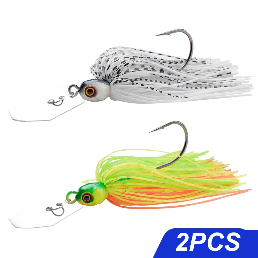 Mồi Câu Spinner 7g-21g Bộ Lưỡi Câu Kim Loại Weedless