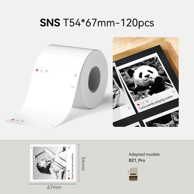 Máy in ảnh nhiệt NiiMbot B21 Pro 300DPI dán thẻ - Daisan Mart