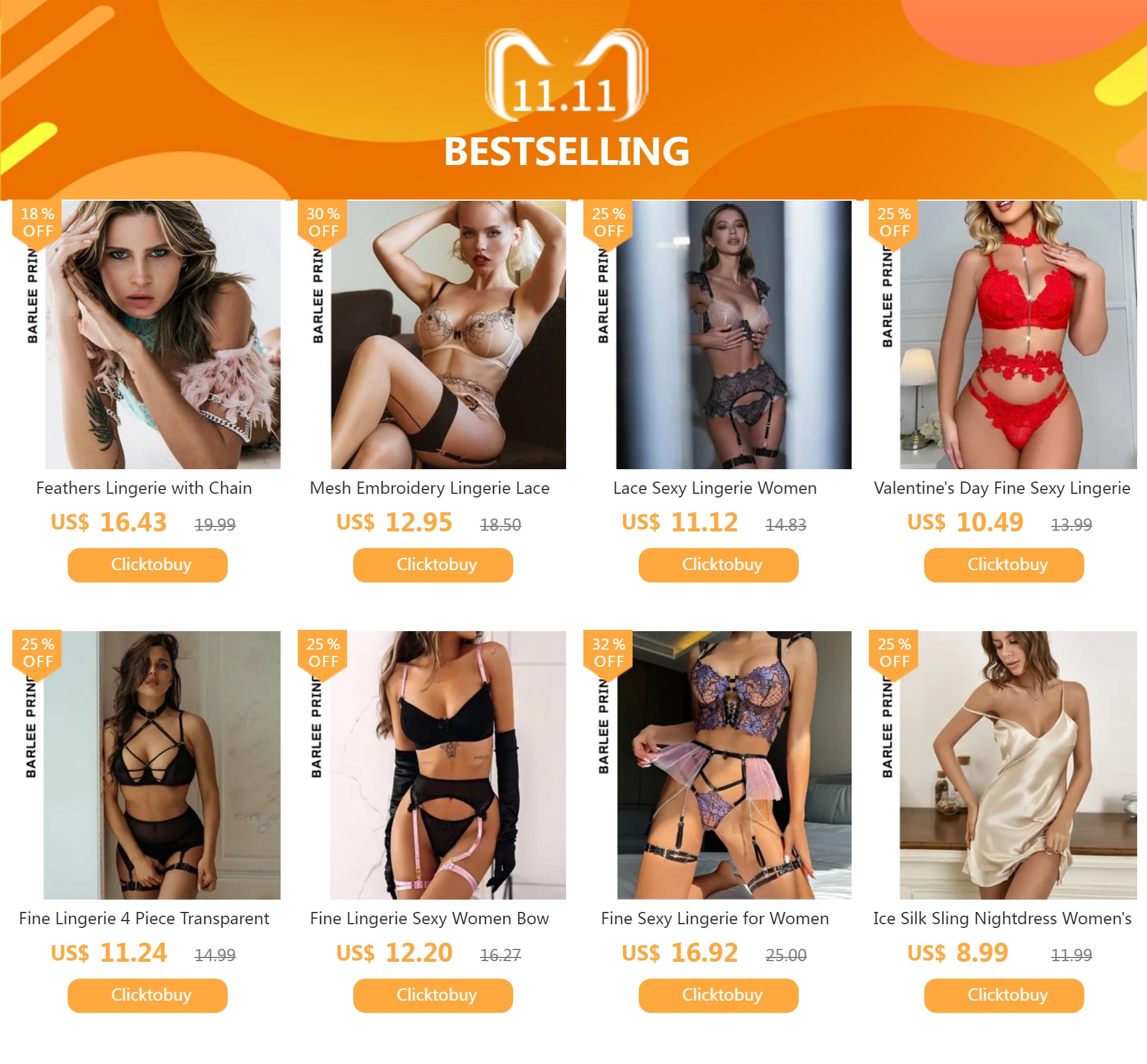 Sexy Lace Lingerie Set 4 Pieces Sexy Breast Enhancement