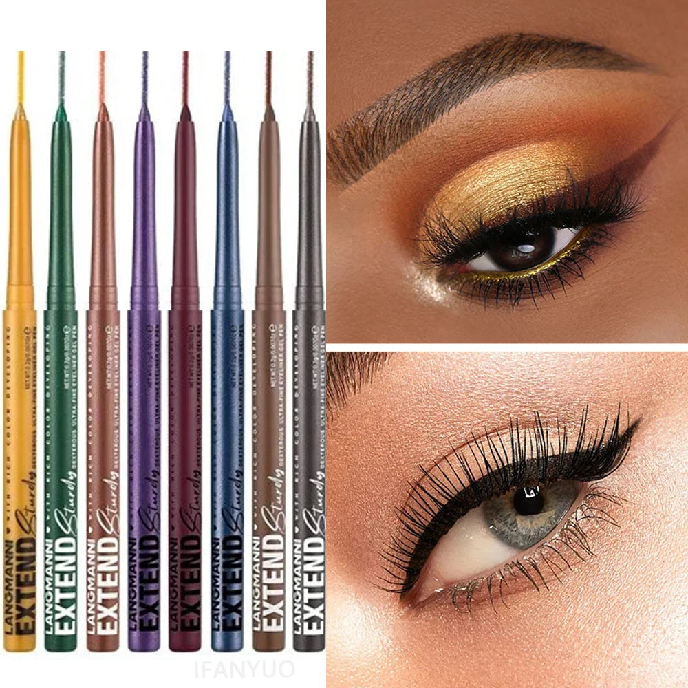 Gothic Punk 12 Color Long Lasting Waterproof Gel Eyeliner