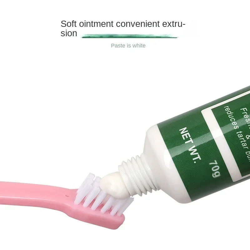 Pet Toothpaste Oral Cleaning Products, Cat Toothpaste, Beef Flavor, Vanilla Flavor, Dog Toothpaste - Daisan Mart