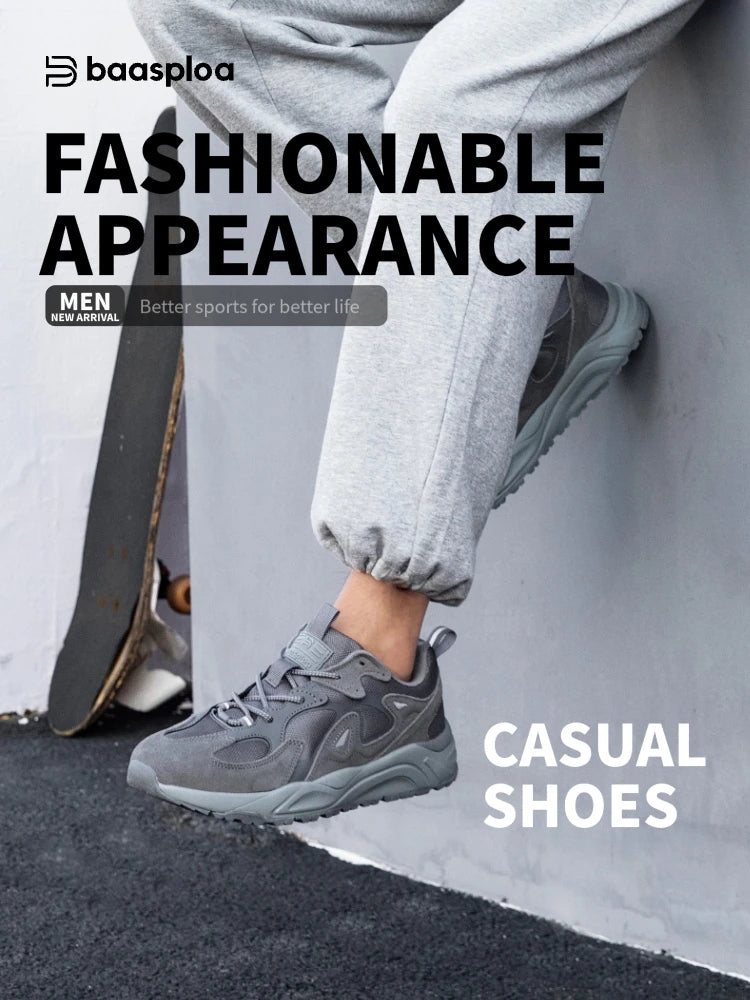 Giày Thể Thao Nam Baasploa Thoáng Khí Chống Trượt
