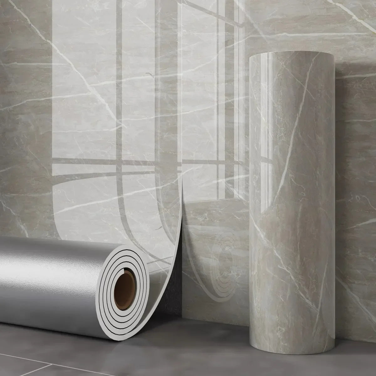 Imitation Marble Peel and Stick Wallpaper for Bedroom Walls Faux Tile Foam Wall Stickers Thick Home Decor Wall Paper 10~3 Meters