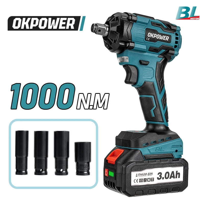 Makita 1000N.M Brushless Electric Impact Wrench