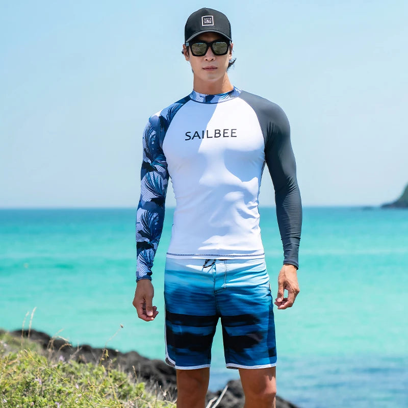 Áo Bơi Nam SAILBEE Chống UV - Lướt Sóng và Bơi Lội