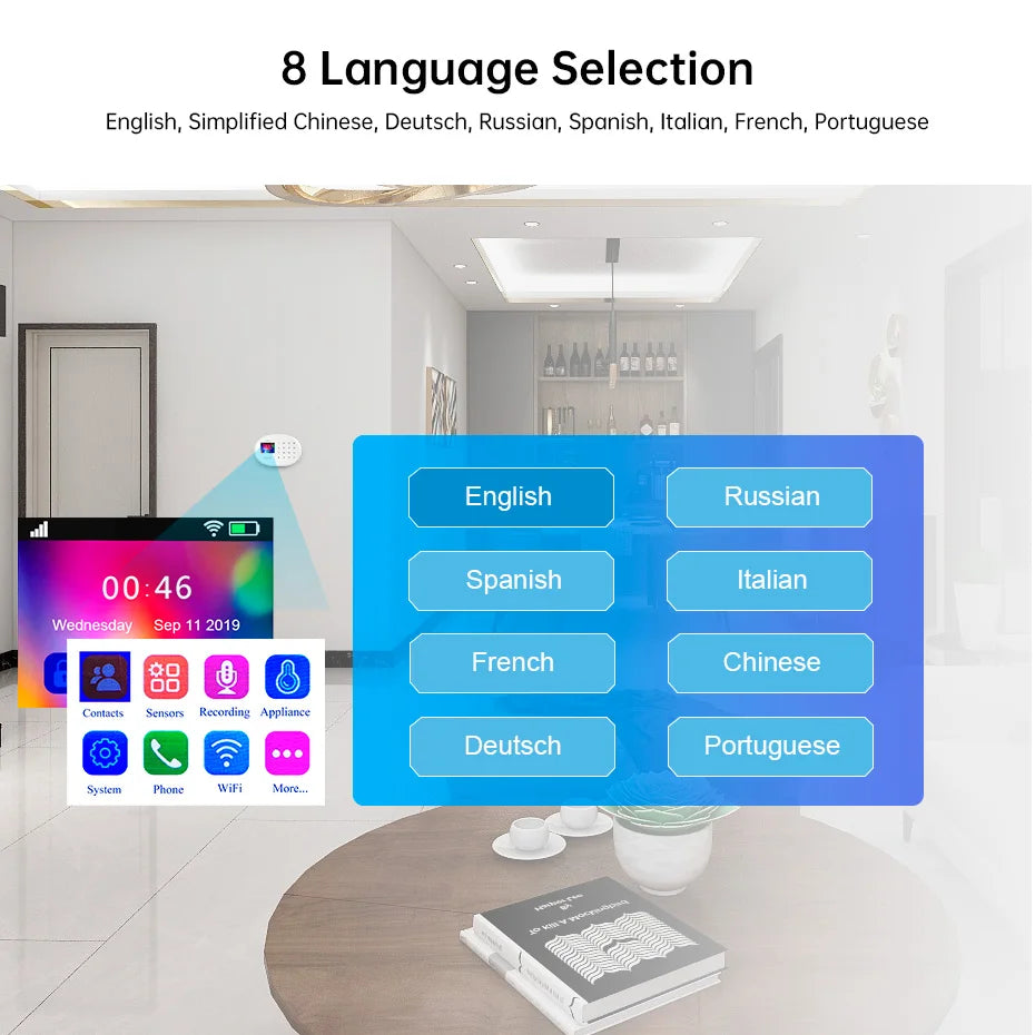 Báo Động Chống Trộm KERUI WiFi Thông Minh Nhà - Daisan Mart