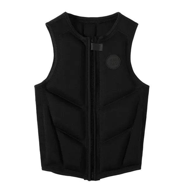 Stock Adults Unisex Neoprene PVC Foam Marine Motorboat Jet Ski Impact Surfing Life Vest Jacket