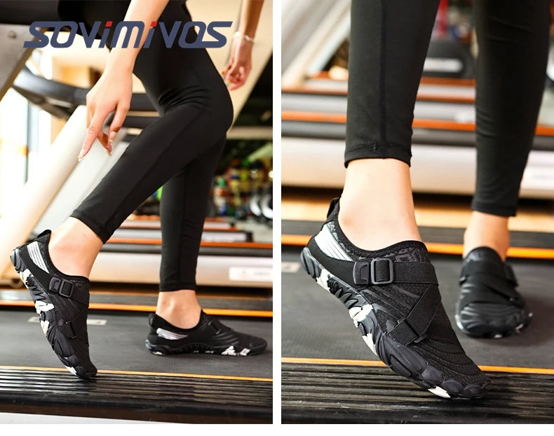 Giày Chạy Bộ Tối Giản Nam Nữ Đế Mỏng Rộng Ngón