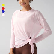 Women's Long Sleeve Quick Dry Sports Shirt - Gym, Yoga, Running