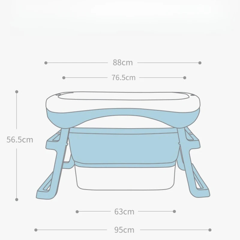 High-end Multi-Function Folding Bathtub for Adults