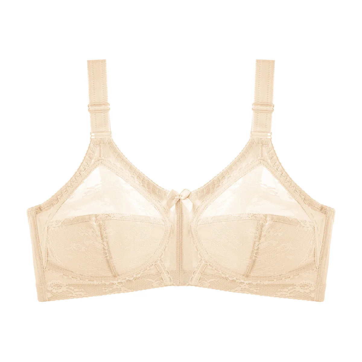 Breathable Thin Cotton Lace Bra Without Wires