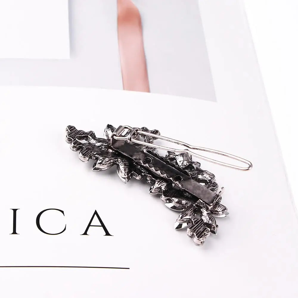 Kẹp Tóc Hoa Pha Lê Xinh Xắn - Trang Sức Nữ