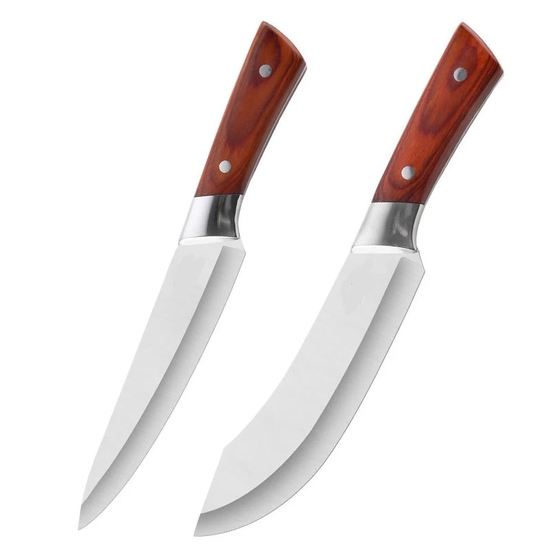 Multi-purpose Stainless Steel Boning Knife for Cutting Meat and Vegetables