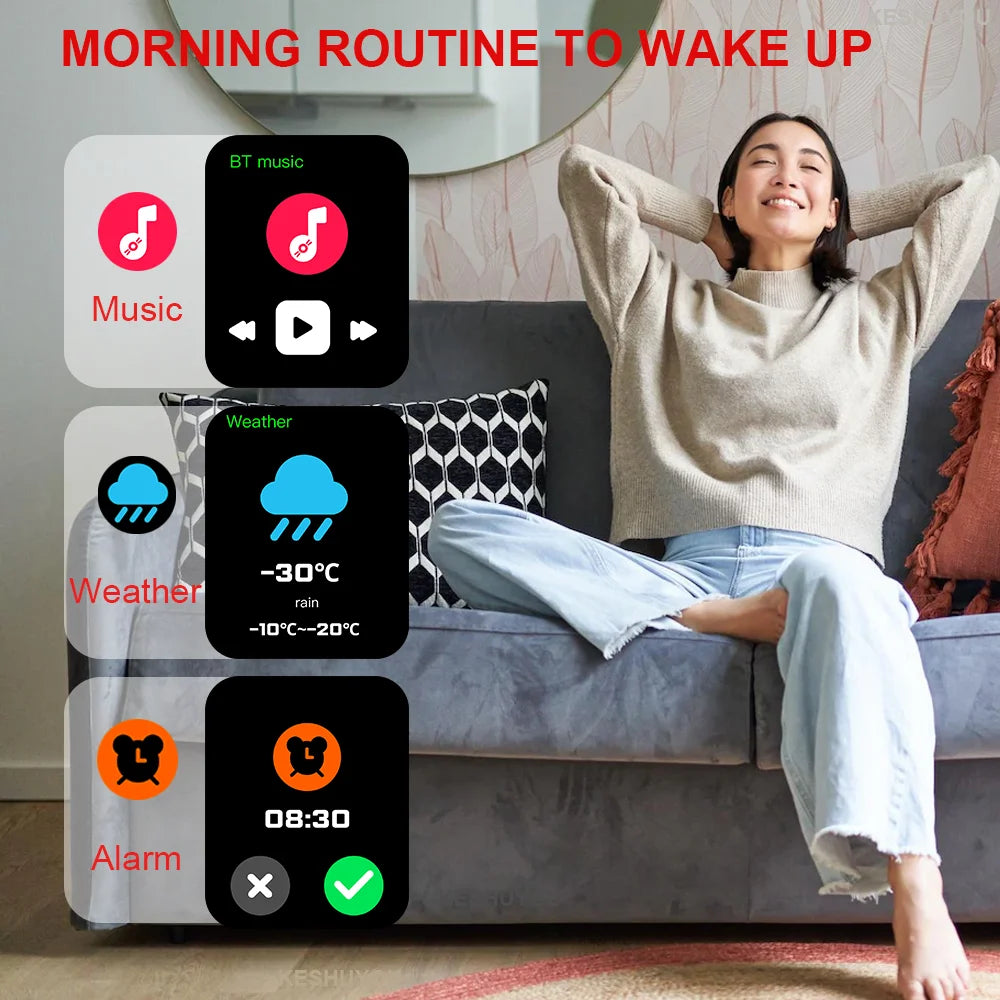 H9 Smart Watch - 2.01 Inch HD Screen, Multi-Function